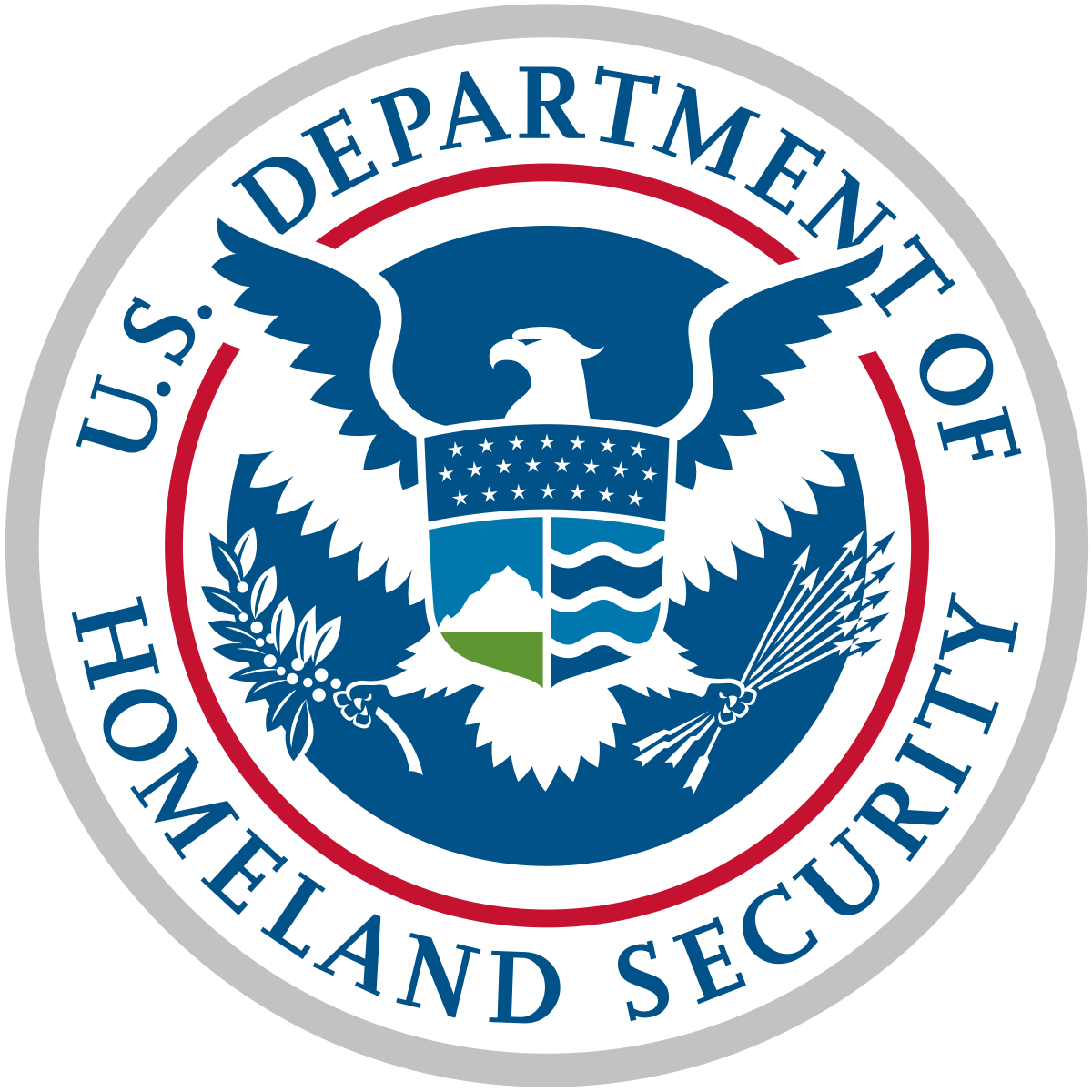Seal of the United States  Department of Homeland Security